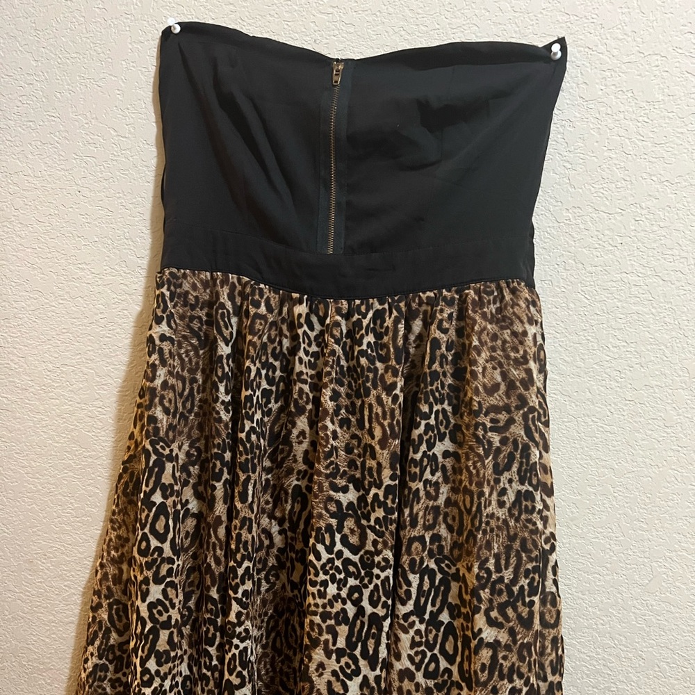 Leopard skin dress - Picture 1 of 3